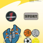 Kleiber Decoratieve Stickers 'Voetbal', 6 Motieven