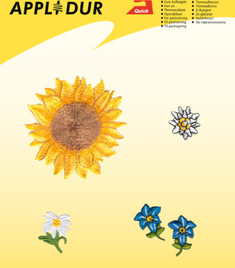 Kleiber assortiment applicaties 'Flowers 2', 5 motieven