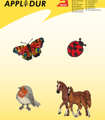 Kleibermotieven 'Dieren', set van 4