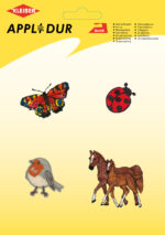 Kleiber Assortiment Applicaties 'Tekeningdieren', 4 Motieven