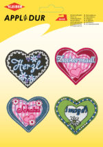 Kleibertoepassing-assortiment 'Landelijk Hart', 4 motieven.