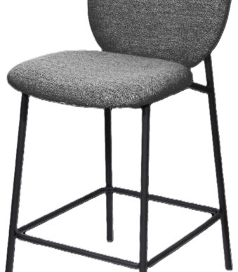 Draaibare barkruk set van 2, grijs