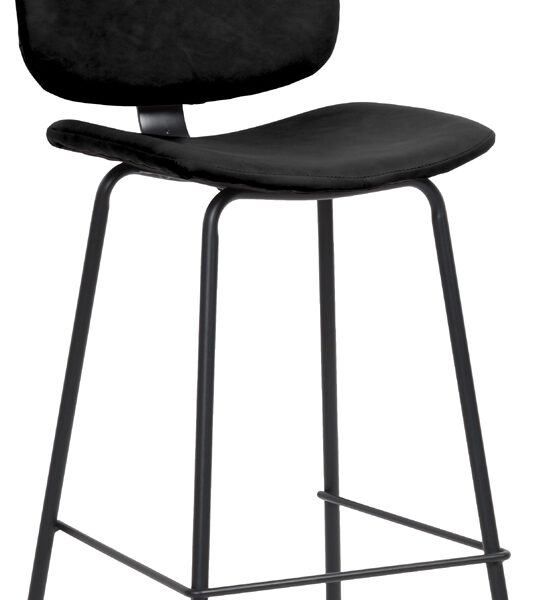 Krukset vintage, zwart (set van 2)