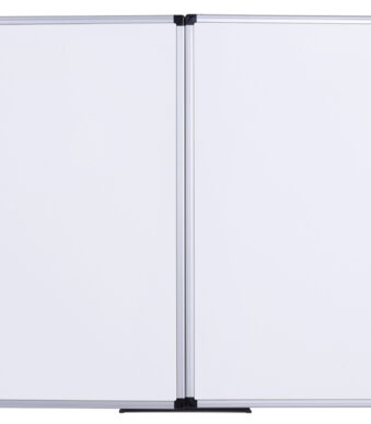 Bi-Office Inklapbare Driedelige Tafel 'Maya', Geëmailleerd, 90 x 60 cm