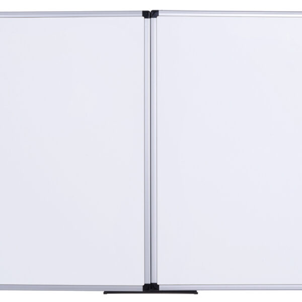 Bi-Office Inklapbare Driedelige Tafel 'Maya', Geëmailleerd, 90 x 60 cm