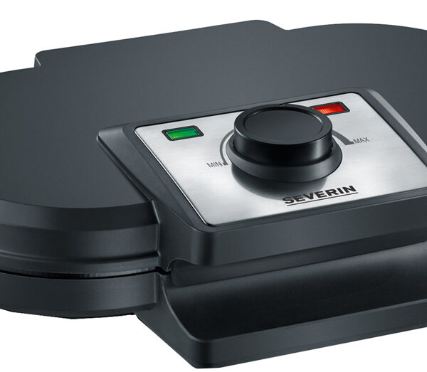 Severin Dubbel Wafelijzer WA 2106, 1200 Watt, zwart
