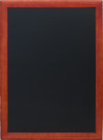 Securit krijtbord UNIVERSAL, met houten rand, mahonie