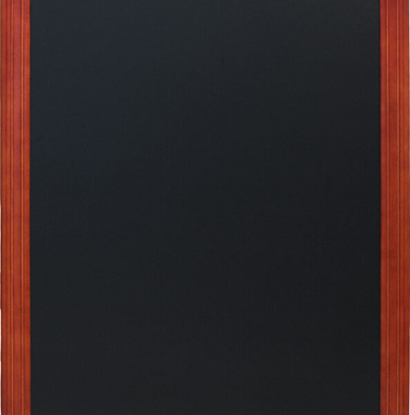 Securit krijtbord UNIVERSAL, met houten rand, mahonie