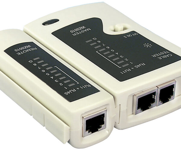 LogiLink kabeltester voor RJ11, RJ12, RJ45 met externe eenheid