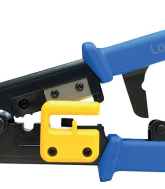 LogiLink Kniptang met crimptangen, blauw/geel