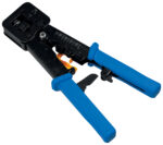 LogiLink Kniptang met crimptangen, blauw/geel