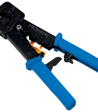 LogiLink Kniptang met crimptangen, blauw/geel