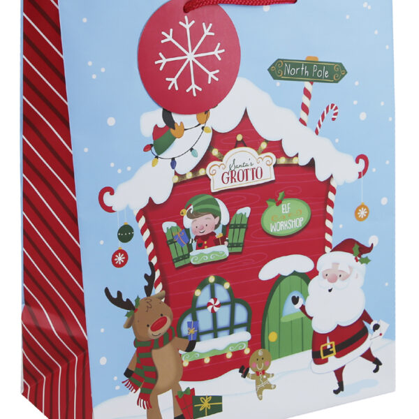Clairefontaine Kerstcadeauzak 'Peperkoekhuisje'