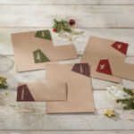 Knutselpapierset 'Cut-out style' met Kerstmotieven, A4-formaat