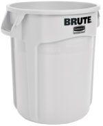 Rubbermaid container BRUTE 37,9 liter, rond, van PP, wit