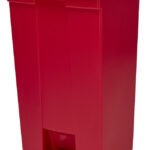 Rubbermaid pedaalemmer Legacy Step-On, 87 liter, rood