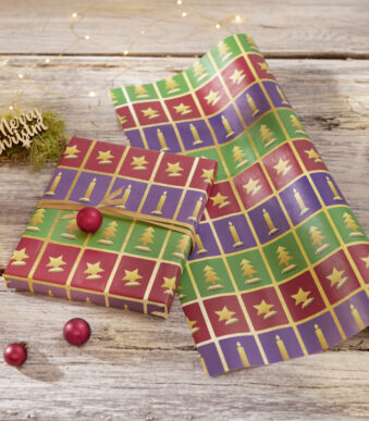 Cadeaupapier op rol 'Cut-out style'