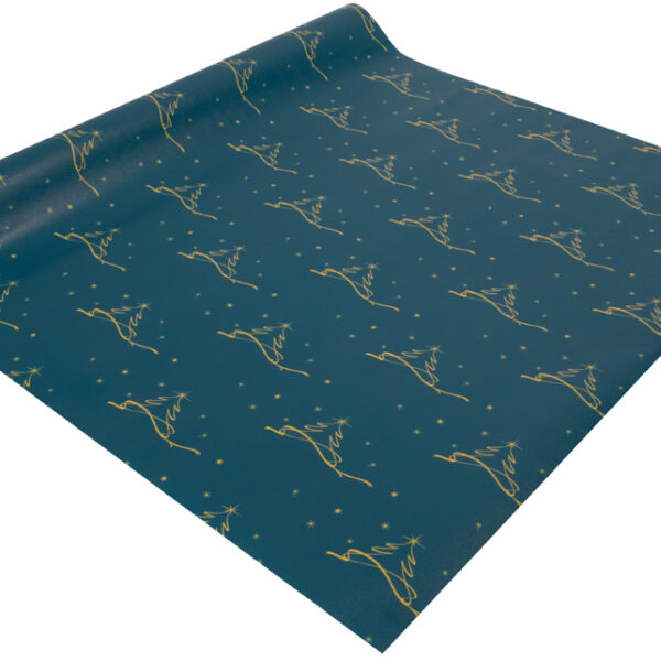 Kerstcadeaupapier "Kerstboom" op rol.
