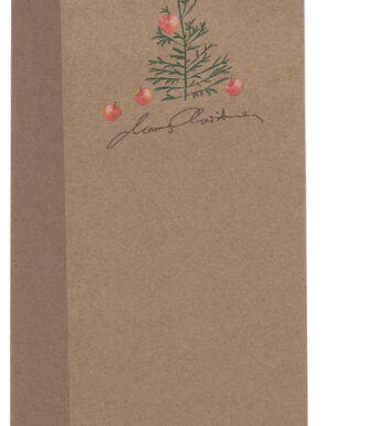 Kerstflessenzak 'Kerst met appels'