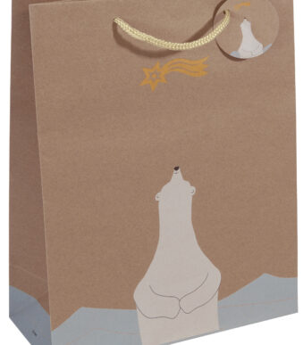 Kerstzakje 'IJsbeer met...', groot