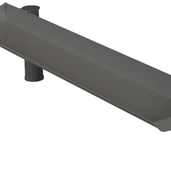 Hansa Bureaulegger Uno Topblad, zwart