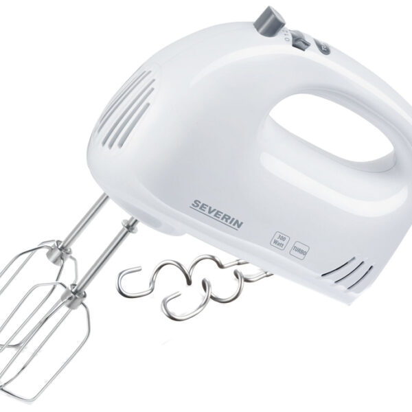 Handmixer SEVERIN HM 3820, 300 watt, wit / grijs