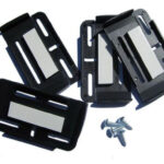 Nummerplaathouder Eenvoudige Bevestiging, zwart