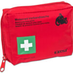 Motorfietsverbandtas, inhoud volgens DIN 13167, rood