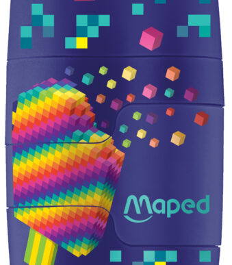 Maped Pixel Party gum- en puntenslijper combinatie