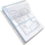 Oxford showtas met expansieplooien, A4, PP, 0,2 mm