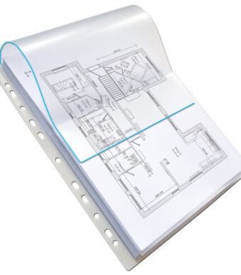Oxford showtas met expansieplooien, A4, PP, 0,2 mm