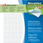 HERMA Universele etiketten, 8 x 12 mm, voor handmatig beschrijven