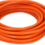 Brandverlengsnoer, spatwaterdicht, 10 meter, oranje