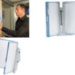 Tarifold Tafelpoot, lichtgrijs, inclusief tafelklem.