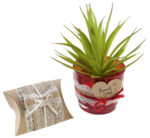 Juten band met kant, 2 x 1 meter