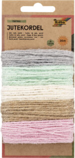 Kleurrijke jute touwslinger, 5 x 4 meter