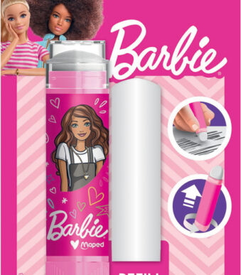 Maped Kunststof gum Barbie met reservegum, blisterverpakking