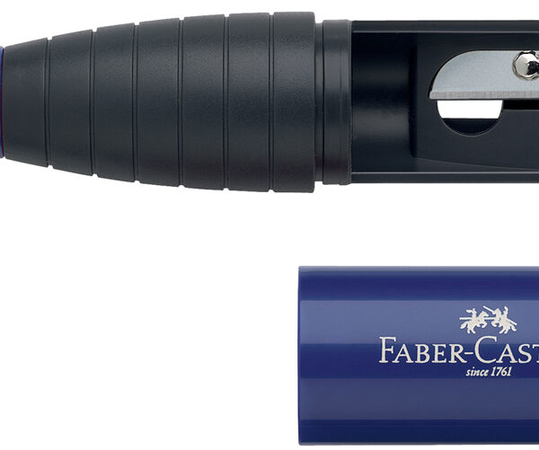 FABER-CASTELL Gum-puntenslijper combinatie, rood/blauw