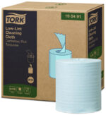 TORK Multifunctionele poetspapier, pluisarm, 1-laags, turquoise, 60 m