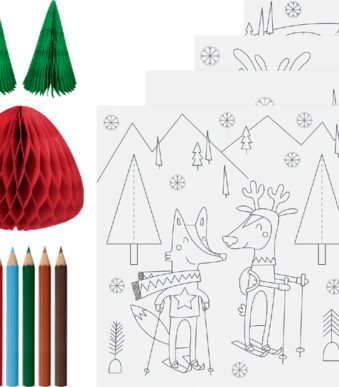 HEYDA 3D kleurset 'Vrolijke vriendjes', 15-delig.