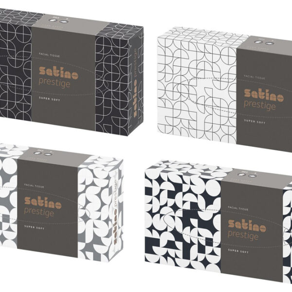 Satino by wepa Kosmetische Tissues Prestige, 2-laags, wit