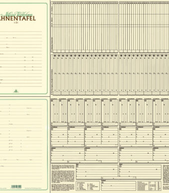 Familiestamboom 'Mijn voorouders', formaat A2