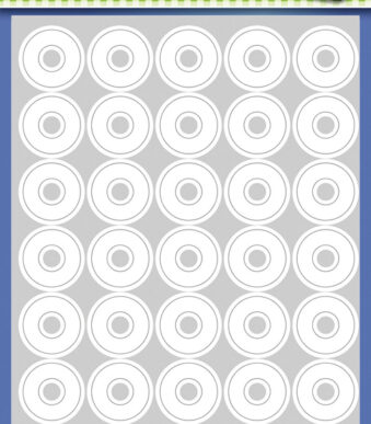 AVERY Zweckform versterkingsringen, 13 mm, wit
