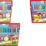 STABILO viltstiften power, rond, 24 stuks in doosje