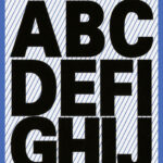 AVERY Zweckform Letterstickers, Letters A-Z