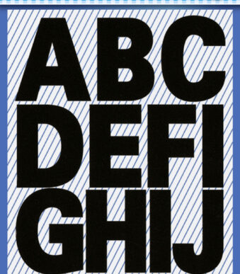 AVERY Zweckform Letterstickers, Letters A-Z