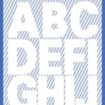 AVERY Zweckform letterstickers, letters A-Z, wit