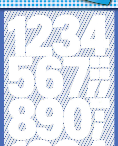 AVERY Zweckform HOME cijfersetiketten, cijfers 0-9, wit