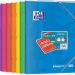 Genaaid kladschrift Oxford EasyBOOK MAX, assortikleuren