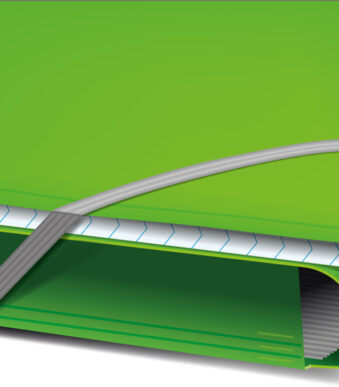 Genaaid kladschrift Oxford EasyBOOK MAX, assortikleuren